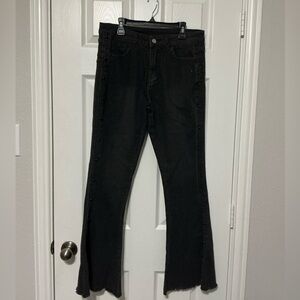 Black Flared Women Jeans